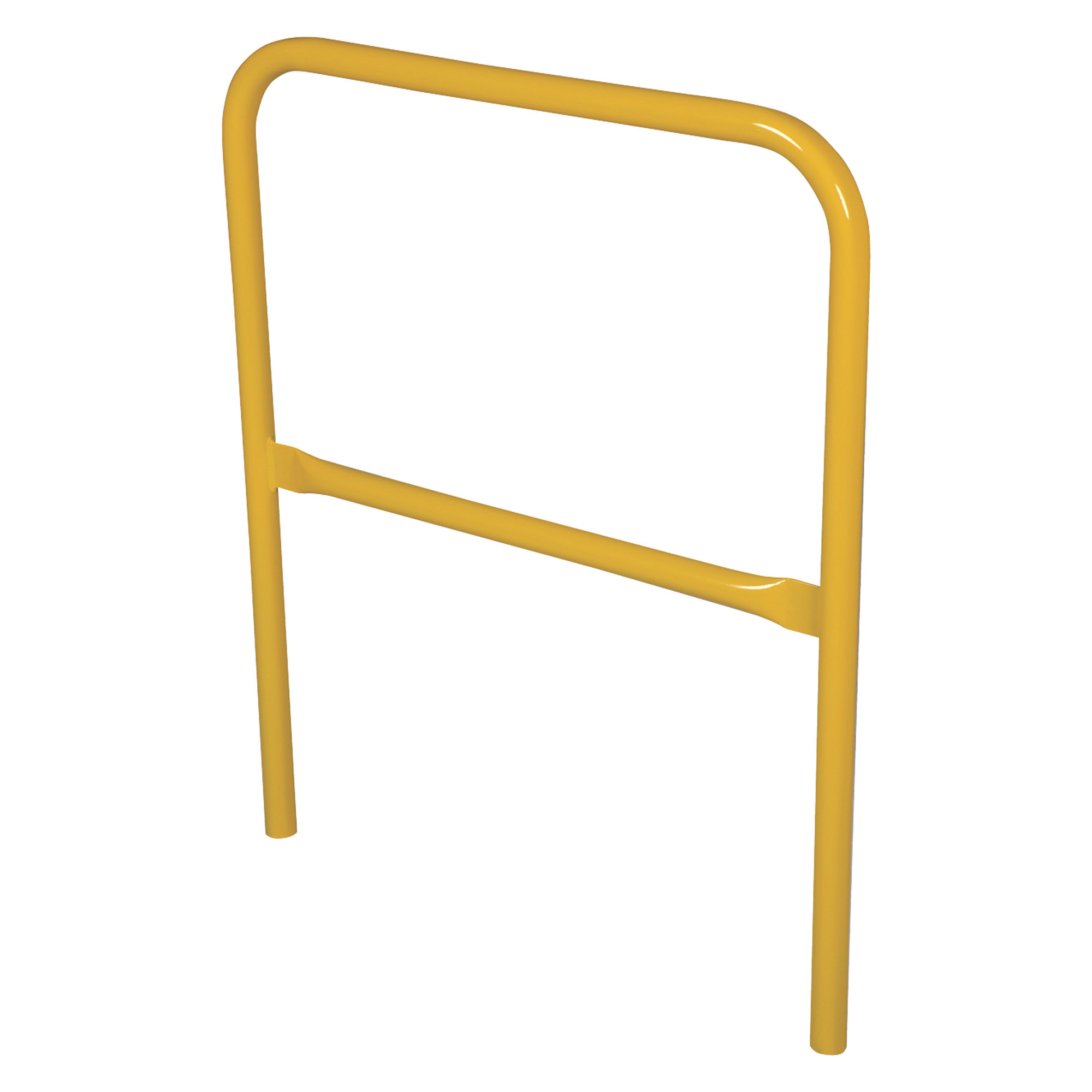 Vestil Pipe Safety Railing - 36in. Length, Steel, Powder-Coated, Model# VDKR-3